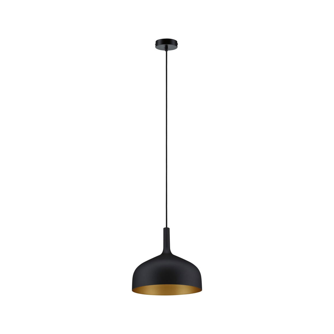 Pendelleuchte Embla II E27 Schwarz/Gold Metall/Metall