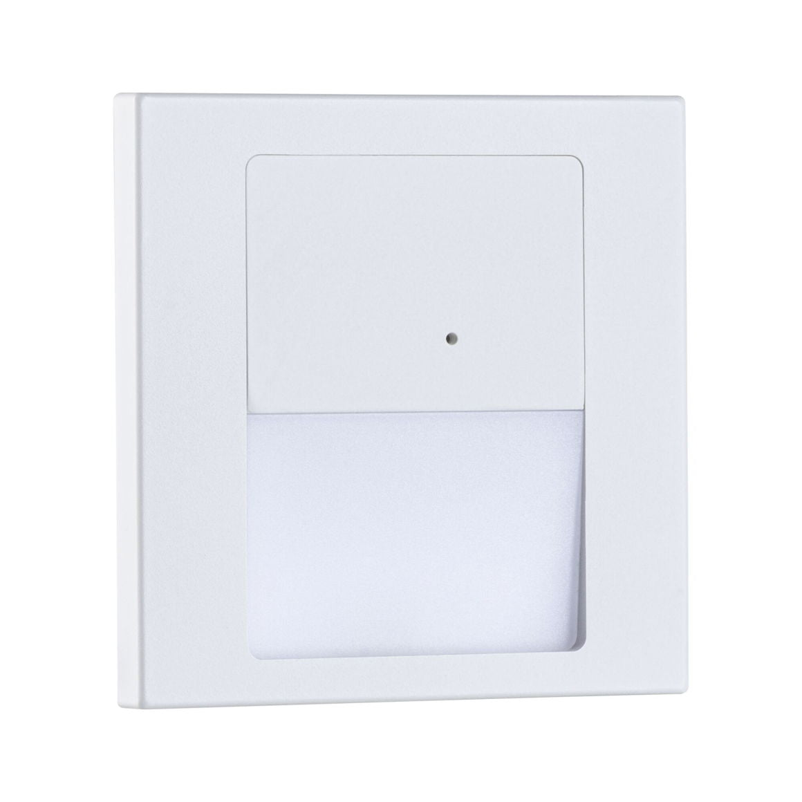 LED Wandeinbauleuchte Tsaro eckig 80x36mm 1W 80lm 230V 2700K Weiß matt mit Bewegungsmelder