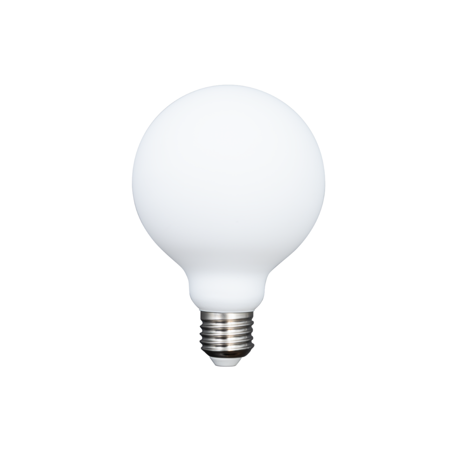 G95 LED Leuchtmittel 2700K | E27 | Keramik opal