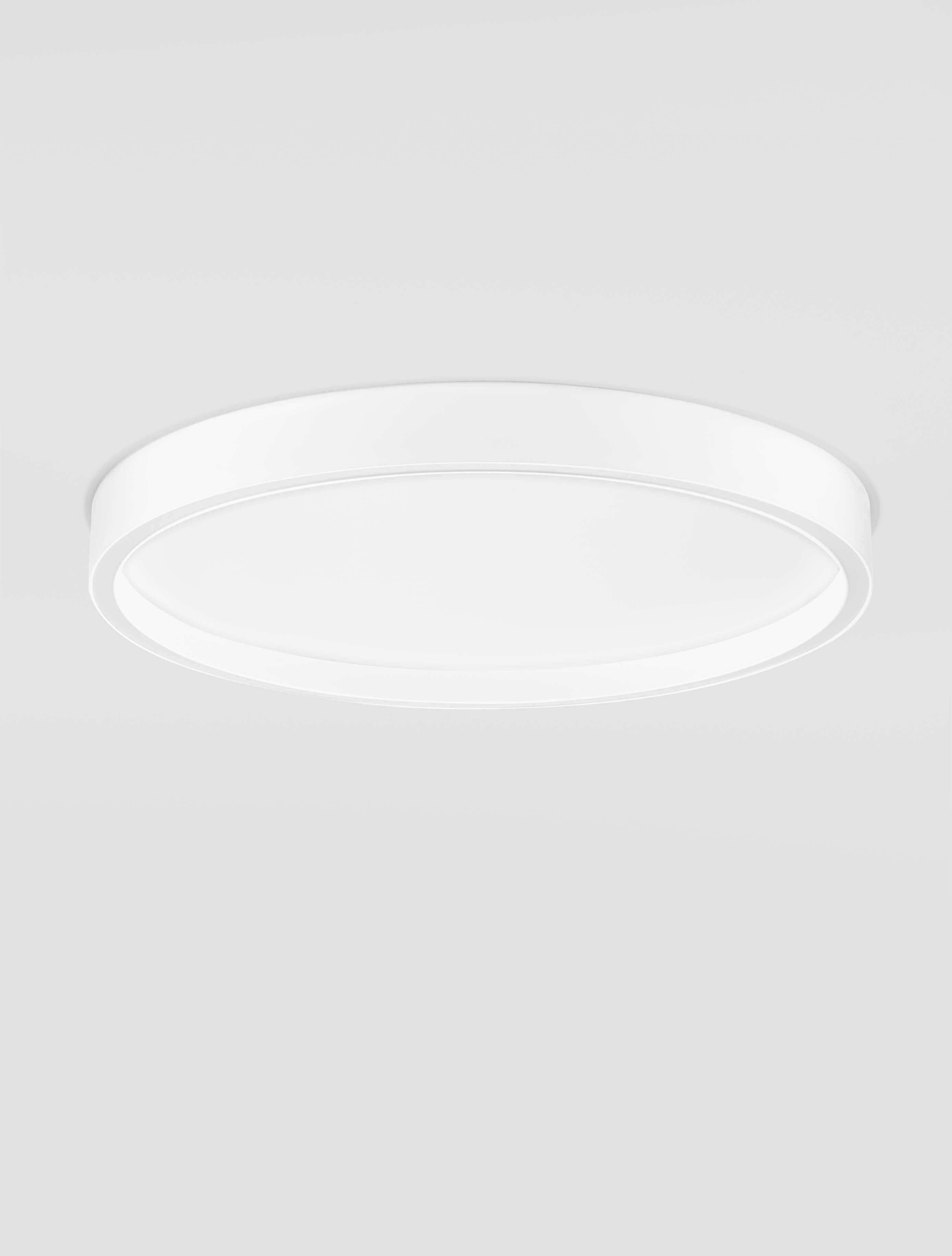 Nova Luce LED Deckenleuchte Istos in Weiß 38 Watt Dimmbar Ø 50 cm 2700/3000 Kelvin