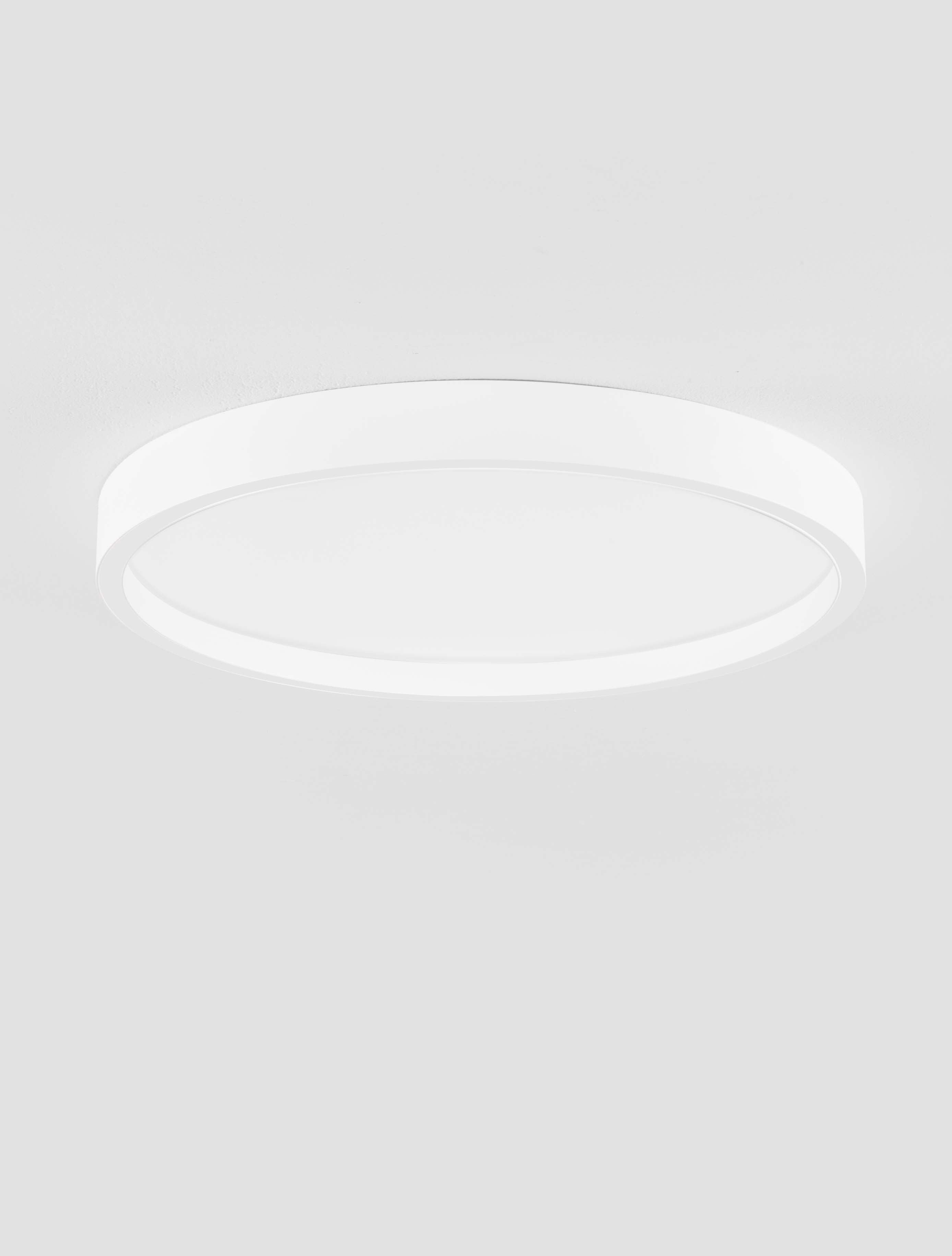 Nova Luce LED Deckenleuchte Istos in Weiß 38 Watt Dimmbar Ø 50 cm 2700/3000 Kelvin