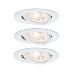 LED Einbauleuchte Nova GU10 Flat schwenkbar 3x4,9W 3x550lm 230V 2700 Kelvin