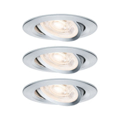 LED Einbauleuchte Nova GU10 Flat schwenkbar 3x4,9W 3x550lm 230V 2700 Kelvin