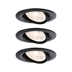 LED Einbauleuchte Nova GU10 Flat schwenkbar 3x4,9W 3x550lm 230V 2700 Kelvin