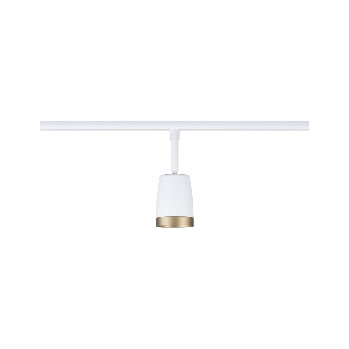 URail Schienenspot Cover Einzelspot GU10 max. 10W 230V Signalweiß/Gold matt