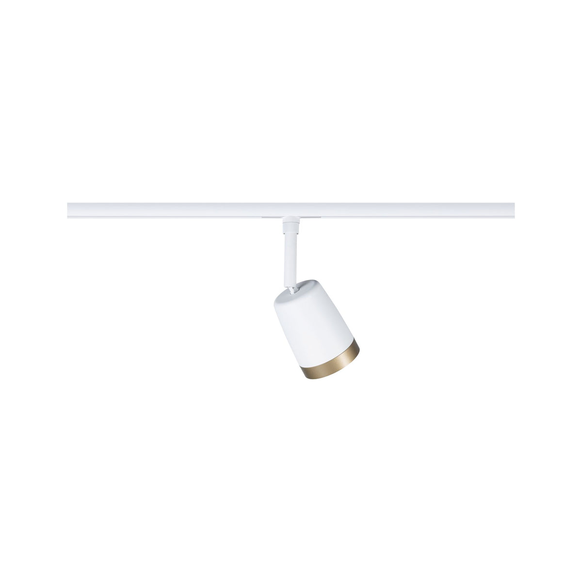 URail Schienenspot Cover Einzelspot GU10 max. 10W 230V Signalweiß/Gold matt
