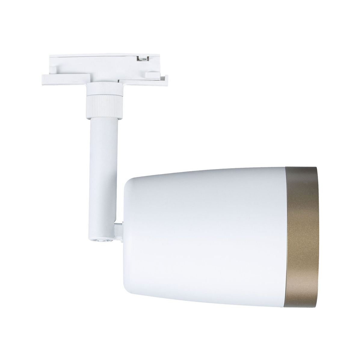 URail Schienenspot Cover Einzelspot GU10 max. 10W 230V Signalweiß/Gold matt