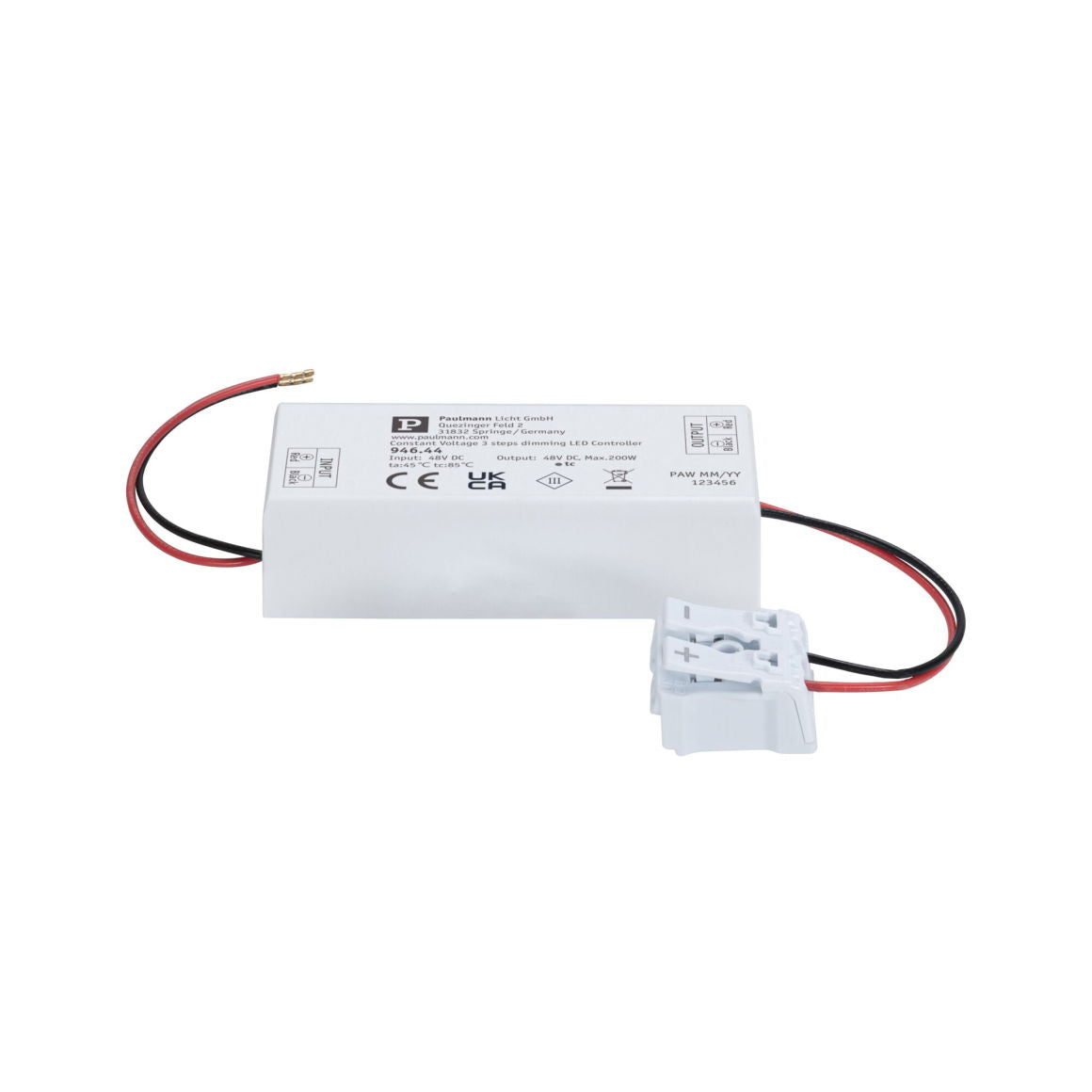 ULine Zubehör 3-Step-Dimmer max. 200W 48V 80x35mm Weiß