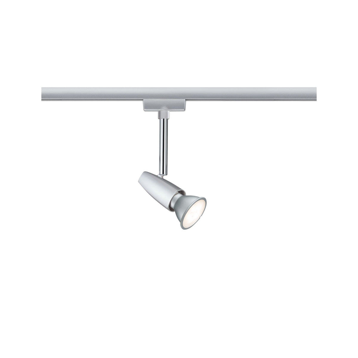 URail Schienenspot Barelli Einzelspot GU10 max. 10W dimmbar 230V Chrom matt/Chrom