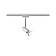 URail Schienenspot Barelli Einzelspot GU10 max. 10W dimmbar 230V Chrom matt/Chrom