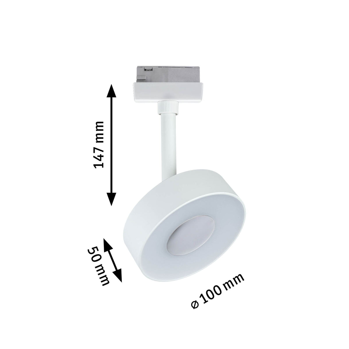 URail Schienenspot 3-Step-Dim Circle 220lm 5W 4000K dimmbar 230V Weiß