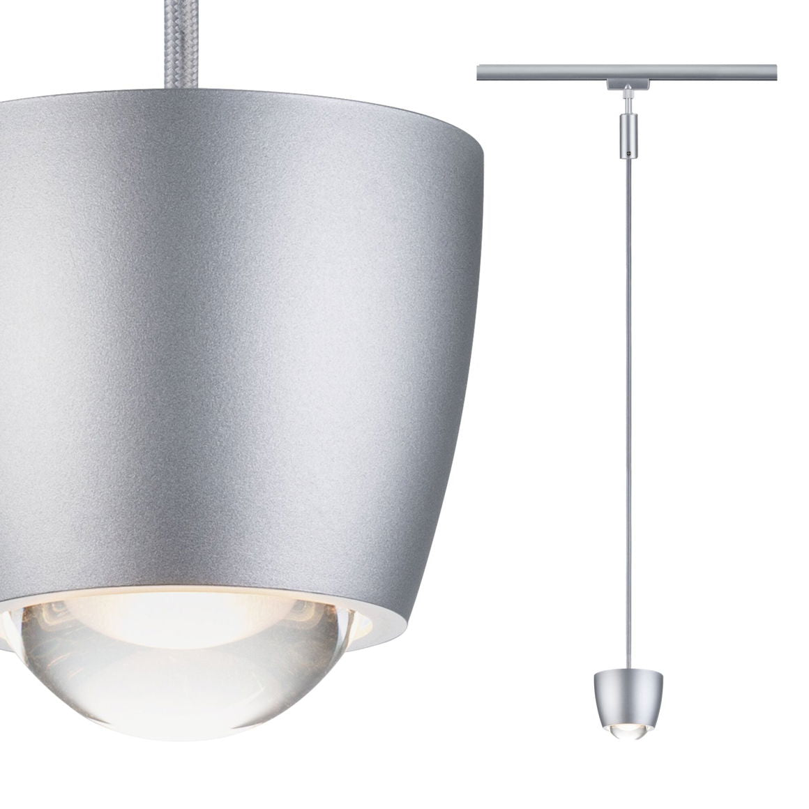 URail Pendel Smart Home Zigbee 3.0 Tyros RGBW  200lm 4,5W RGBW+ dimmbar 230V Chrom matt