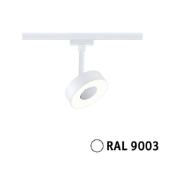 URail Schienenspot 3-Step-Dim Circle 280lm 5W 3000K dimmbar 230V Signalweiß