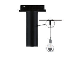 Paulmann URail Pendeladapter Universal 95791 Schwarz matt – Produktansicht