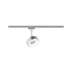 URail Schienenspot Circle 200lm 5W White Switch 230V Chrom matt