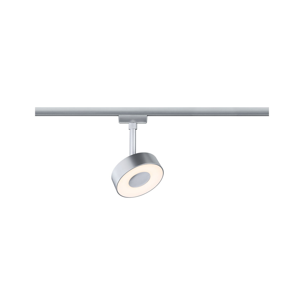 URail Schienenspot Circle 200lm 5W White Switch 230V Chrom matt