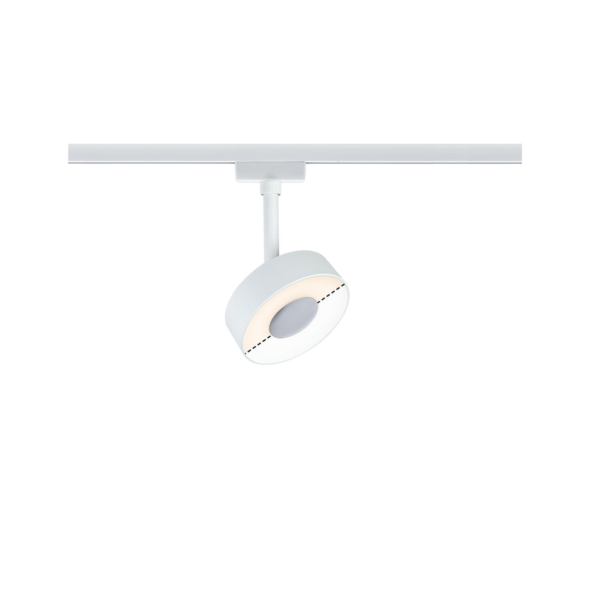 URail Schienenspot Circle 200lm 5W White Switch 230V Weiß