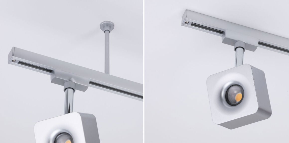 URail System Light&Easy suspension 105mm chrome matt 230V metal