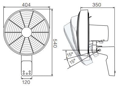 Wandventilator Airos Eco Design Wall - CasaFan - leuchtengrosshandel24