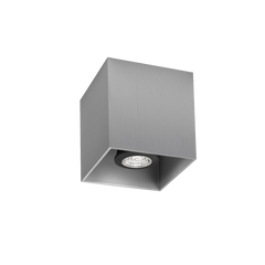 Wever & Ducré Box Ceiling 1.0 PAR16 Deckenleuchte alu gebürstet