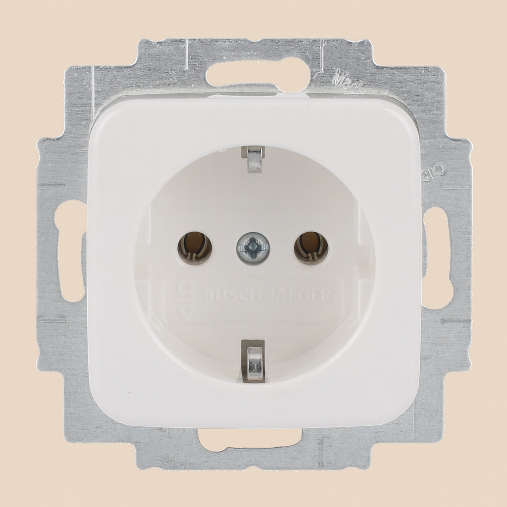 SCHUKO® Steckdosen-Einsatz alpinweiß - Reflex SI 20 EUC-214
