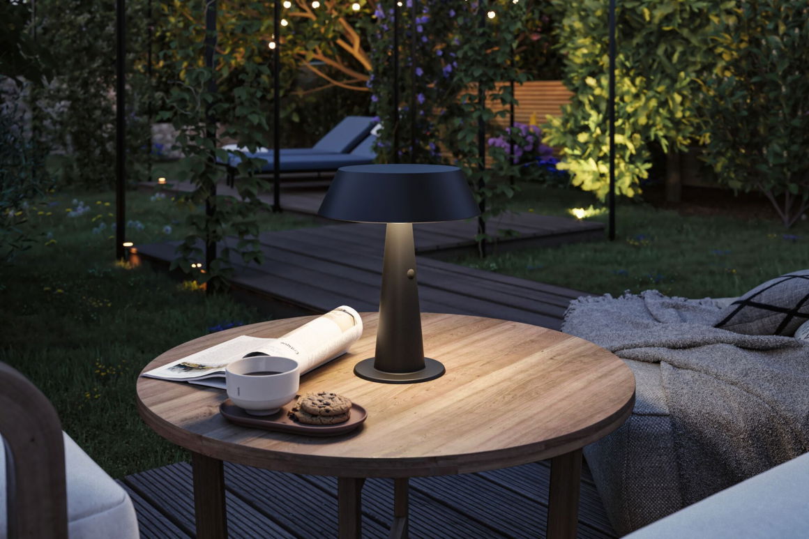 Solar LED Tischleuchte Soala  2700K 165lm 2,1W Anthrazit - Paulmann - lightnox.de