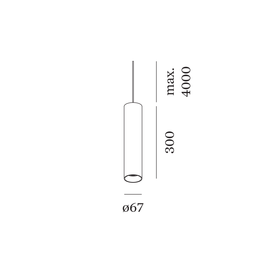 RAY PENDEL 3.0 PAR16 – runde Design-Pendelleuchte