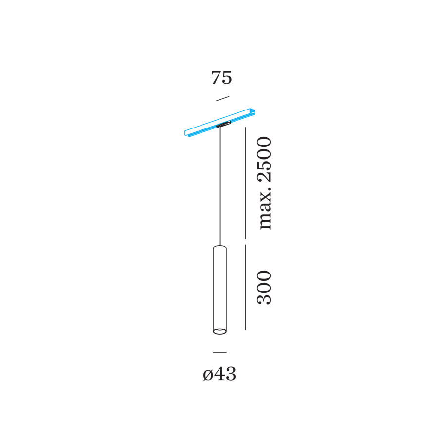 RAY mini on track 3.0 PAR11 inkl. 1-Phasen Schienenadapter (Kopie)