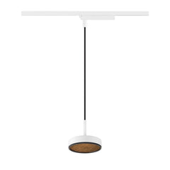 GRIP! FLAT 1~ Pendelleuchte, PHASE, Pendellänge 200 cm, 2700/3000 K, schwarz / gold,