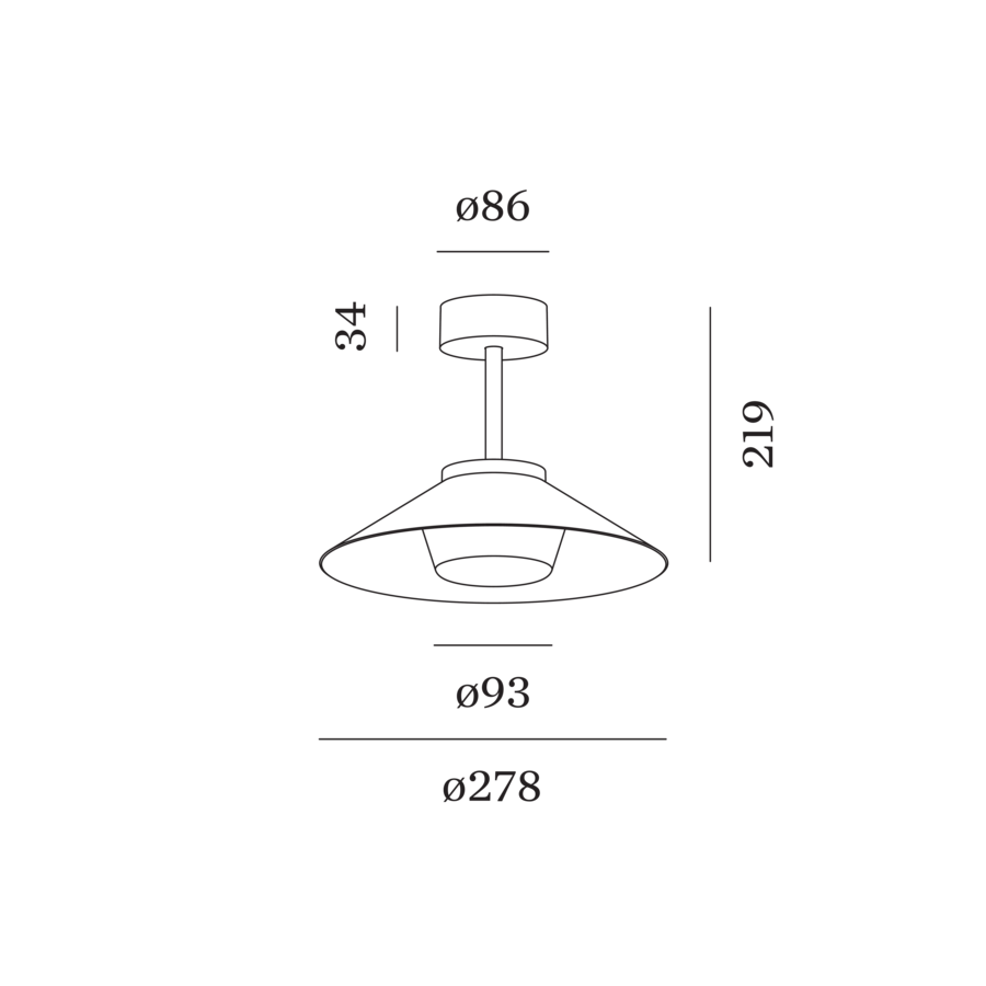 TRADORA IP65 1.0 Plafonnier extérieur