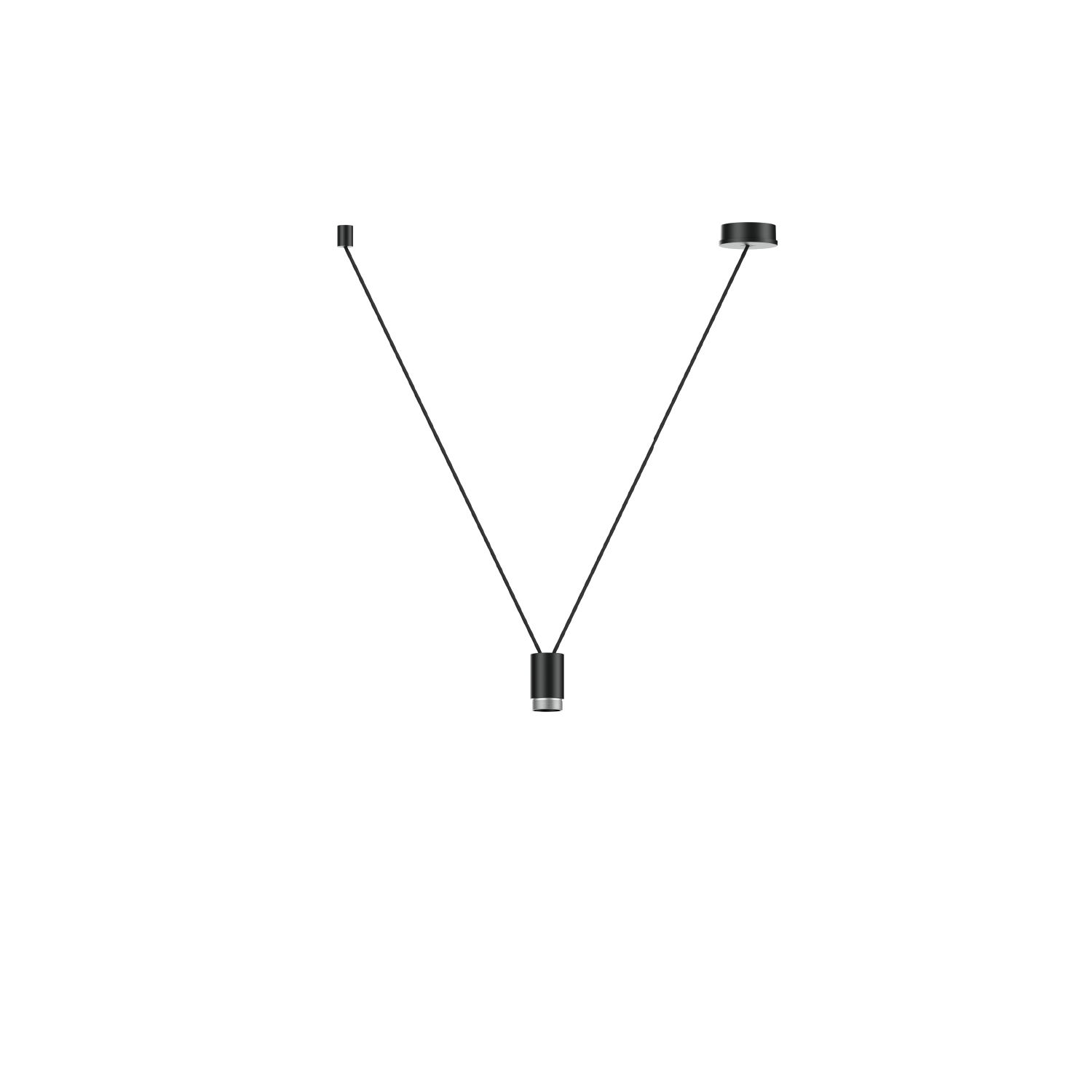 Wiro Ceiling Susp Set Decenter 1.0 E27