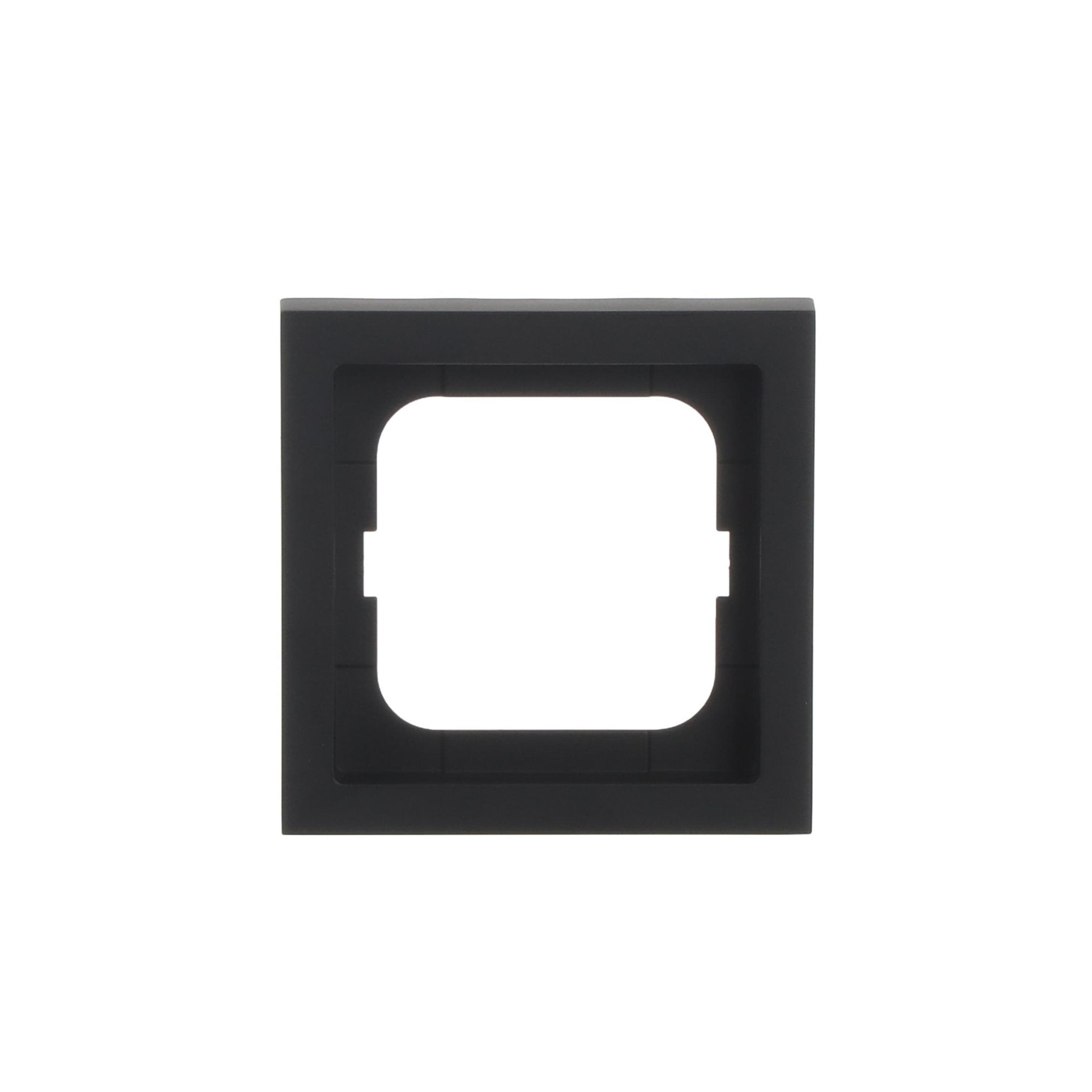 Abdeckrahmen 1 - fach schwarz matt - future® linear - matt 1721 - 885K - Busch - Jaeger - 1721 - 885K