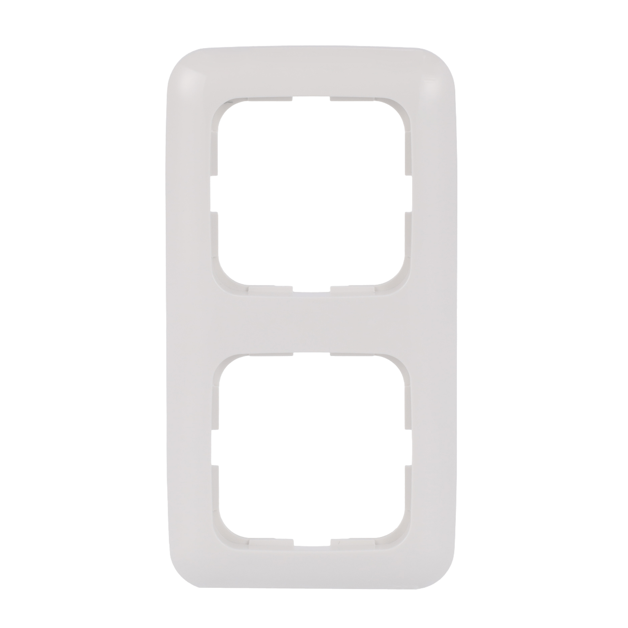 Abdeckrahmen 2 - fach alpinweiß - Reflex SI 2512 - 214 - Busch - Jaeger - 2CKA001725A0936