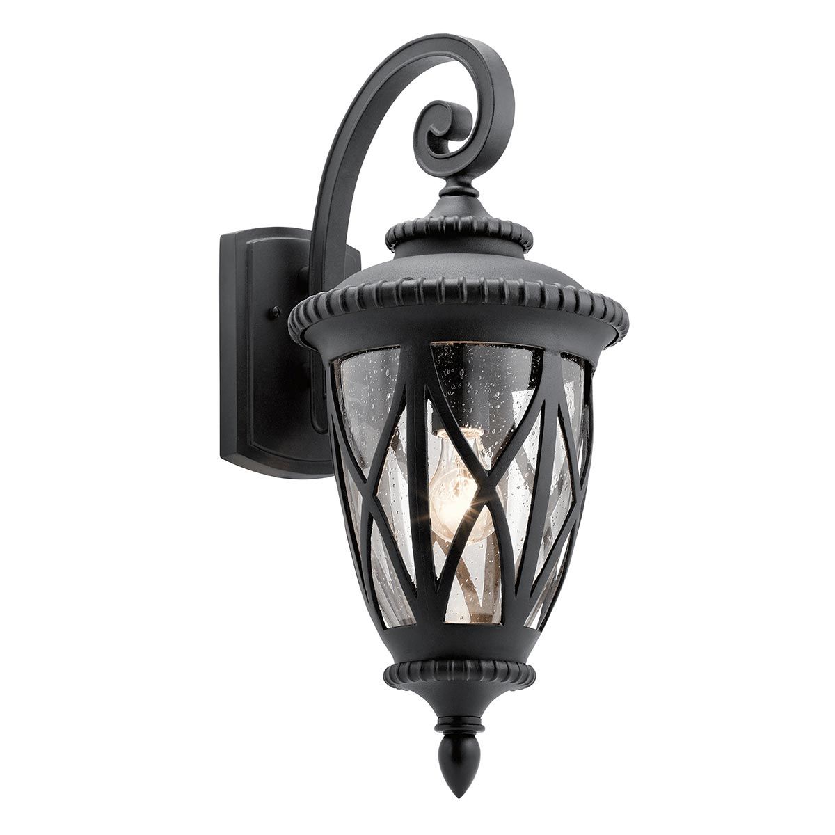Admirals Cove Wandlaterne, 1 Licht, groß, Strukturschwarz - Elsteadlighting - KL - ADMIRALS - COVE - L