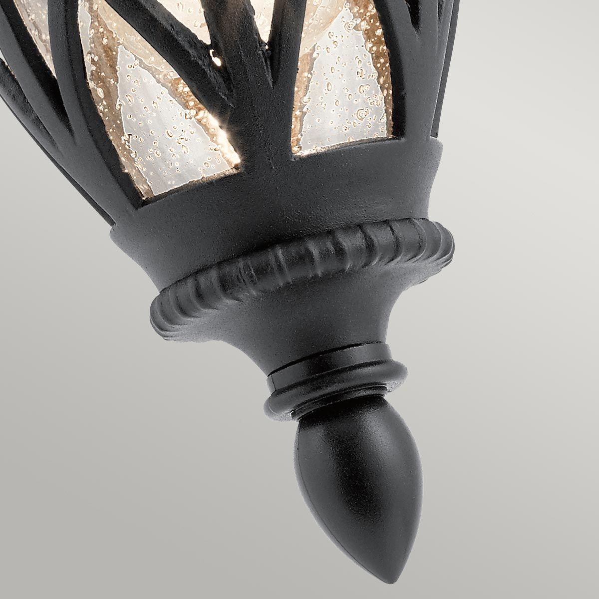 Admirals Cove Wandlaterne, 1 Licht, klein, strukturiertes Schwarz - Elsteadlighting - KL - ADMIRALS - COVE - S