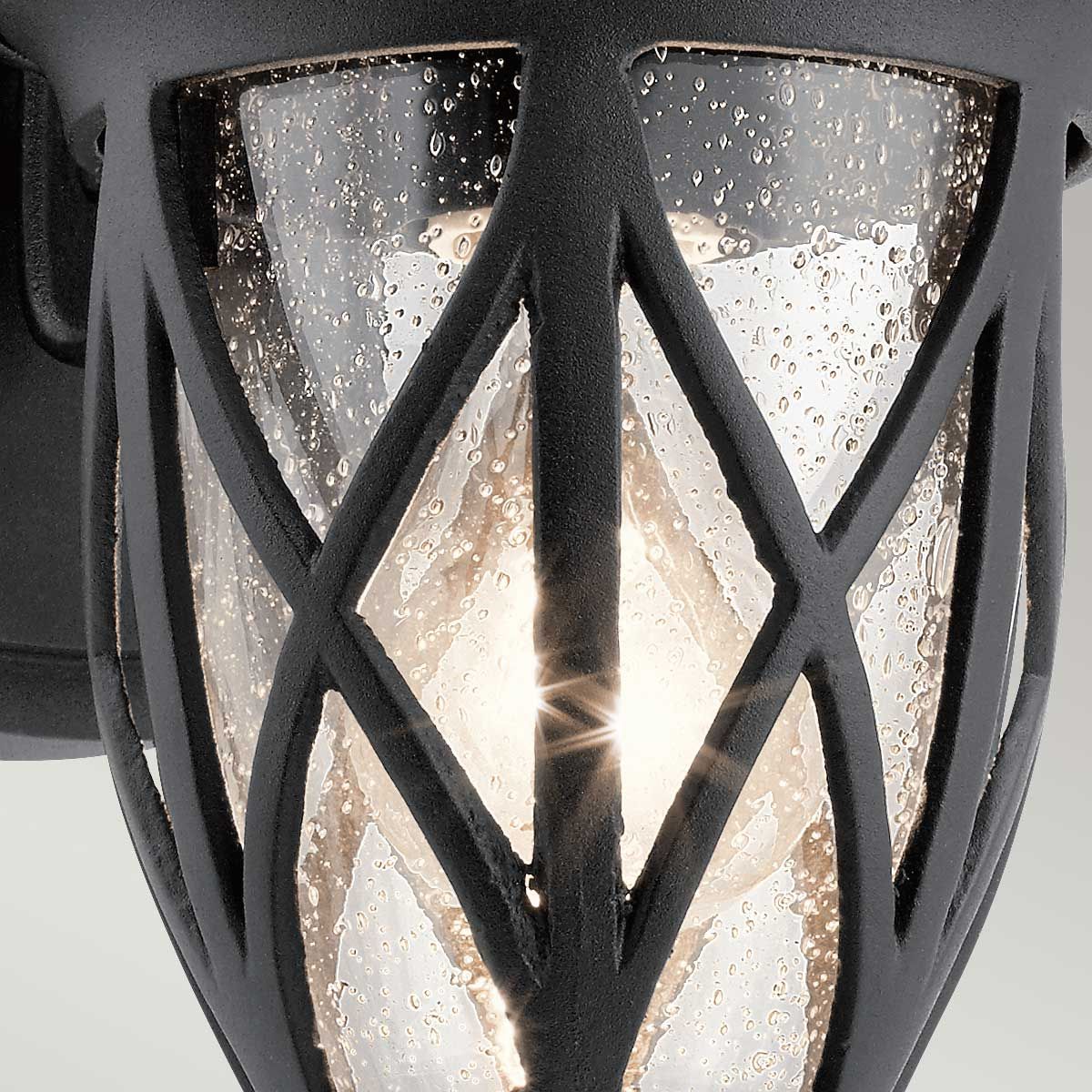 Admirals Cove Wandlaterne, 1 Licht, klein, strukturiertes Schwarz - Elsteadlighting - KL - ADMIRALS - COVE - S