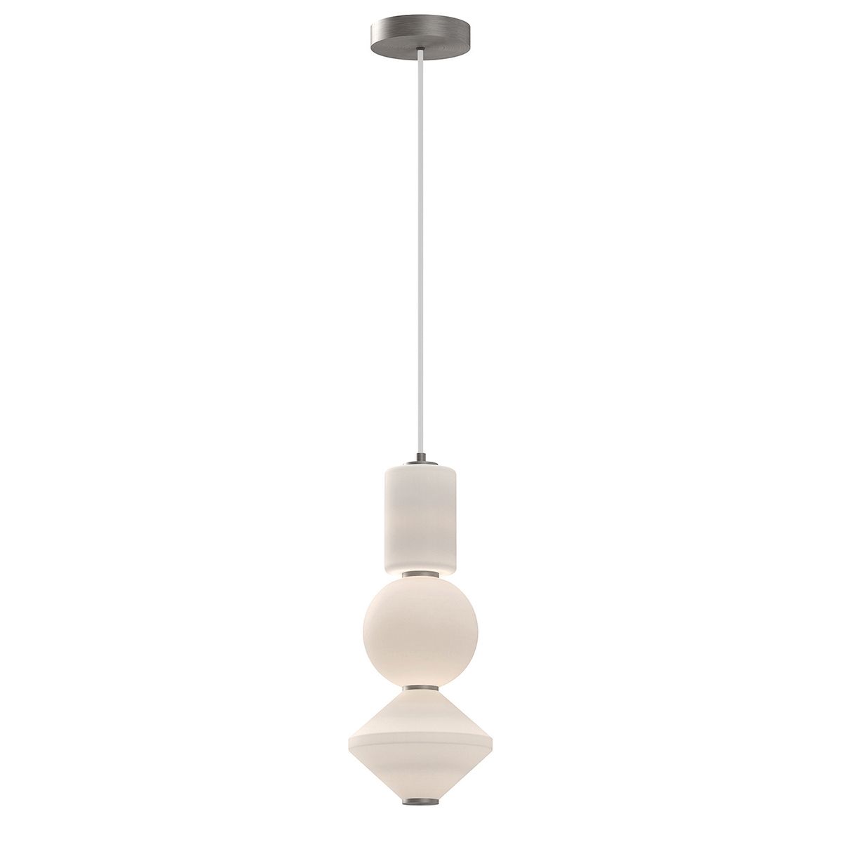 Alora Mood Bijou LED-Hängeleuchte - Gebürstetes Nickel