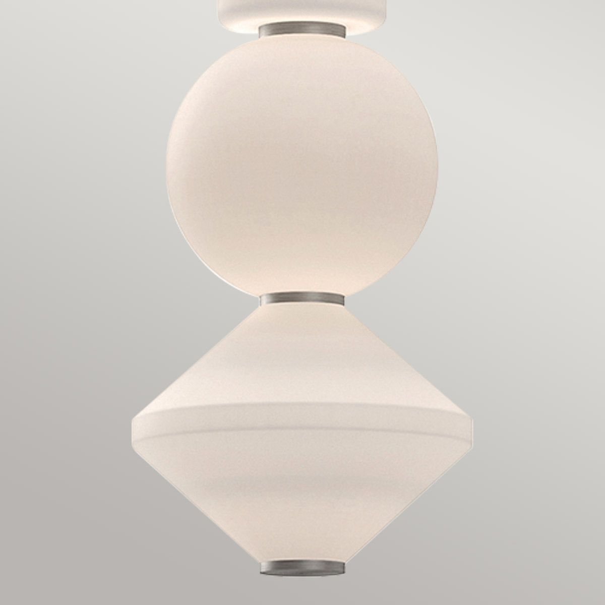 Alora Mood Bijou LED-Hängeleuchte - Gebürstetes Nickel
