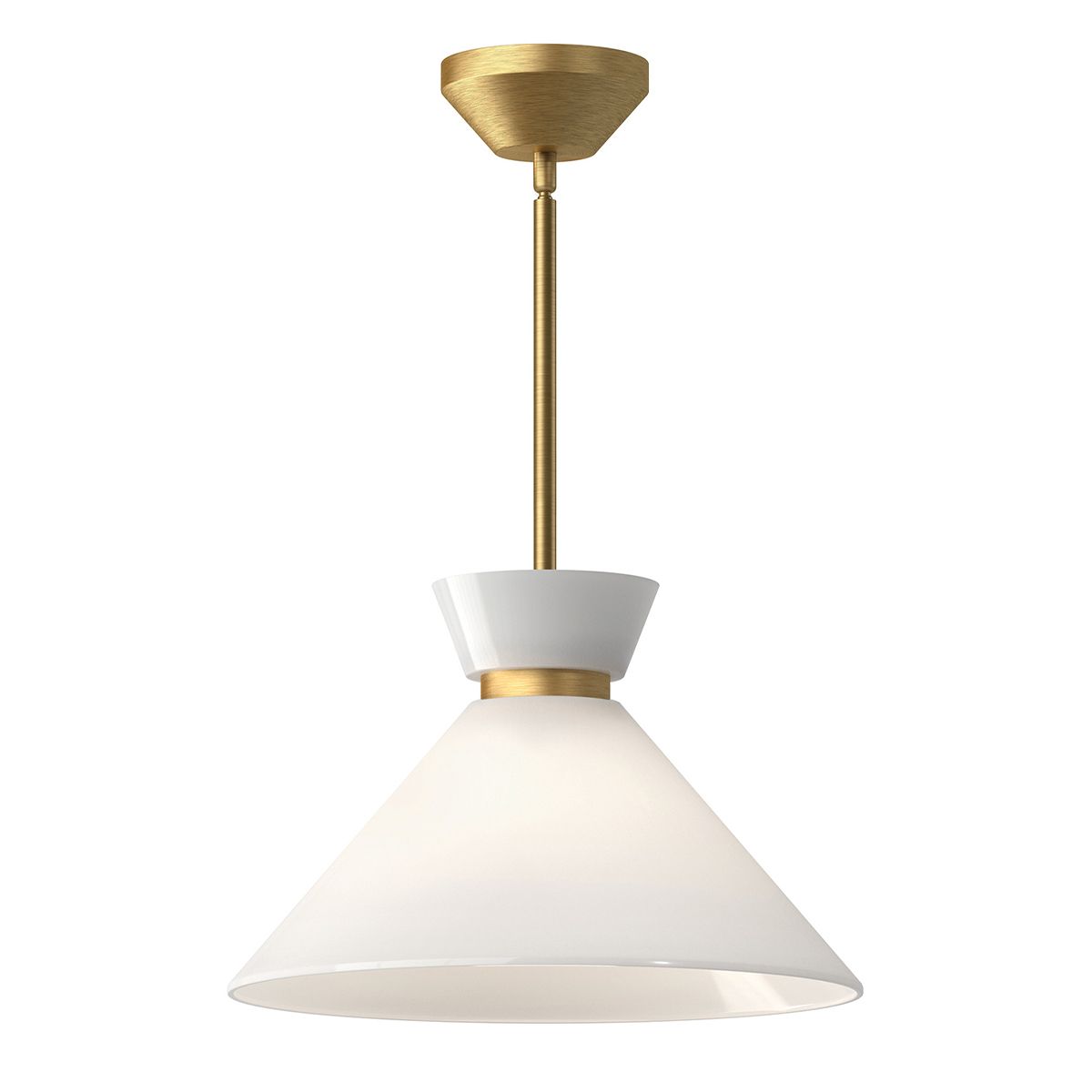 Alora Halston 1 l Pendant - Gebürstetes Gold