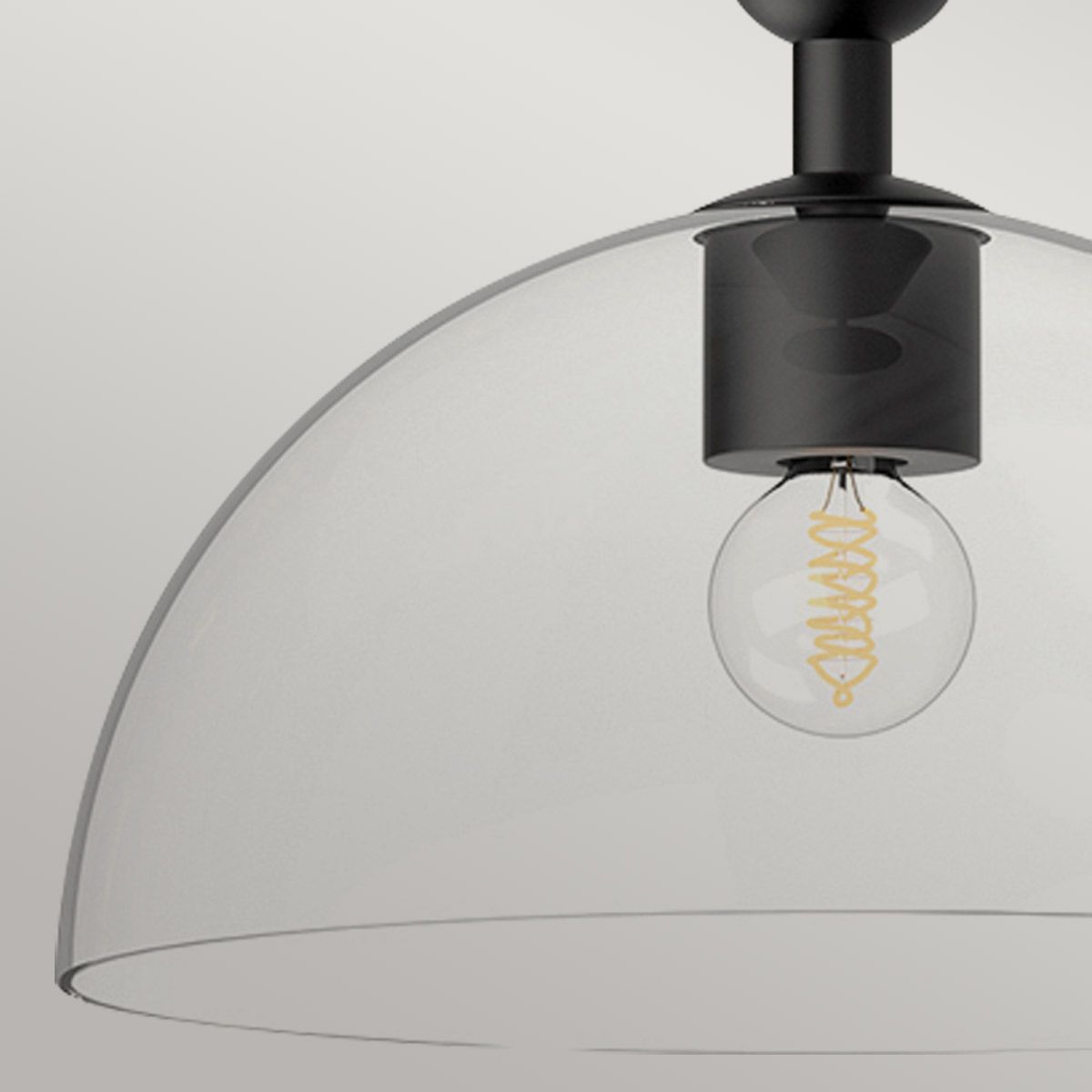 Alora Mood Jude 1 lt Pendelleuchte - Matt Schwarz