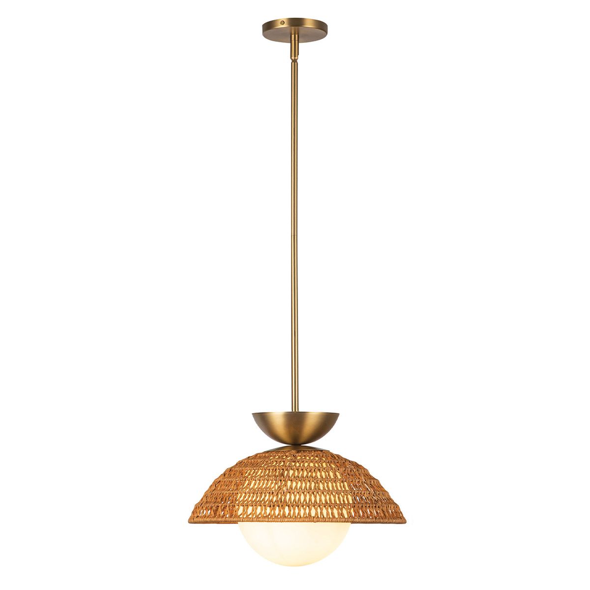 Alora Mood Perth 1 lt Pendelleuchte - Gebürstetes Gold - Accord Lighting - leuchtengrosshandel24