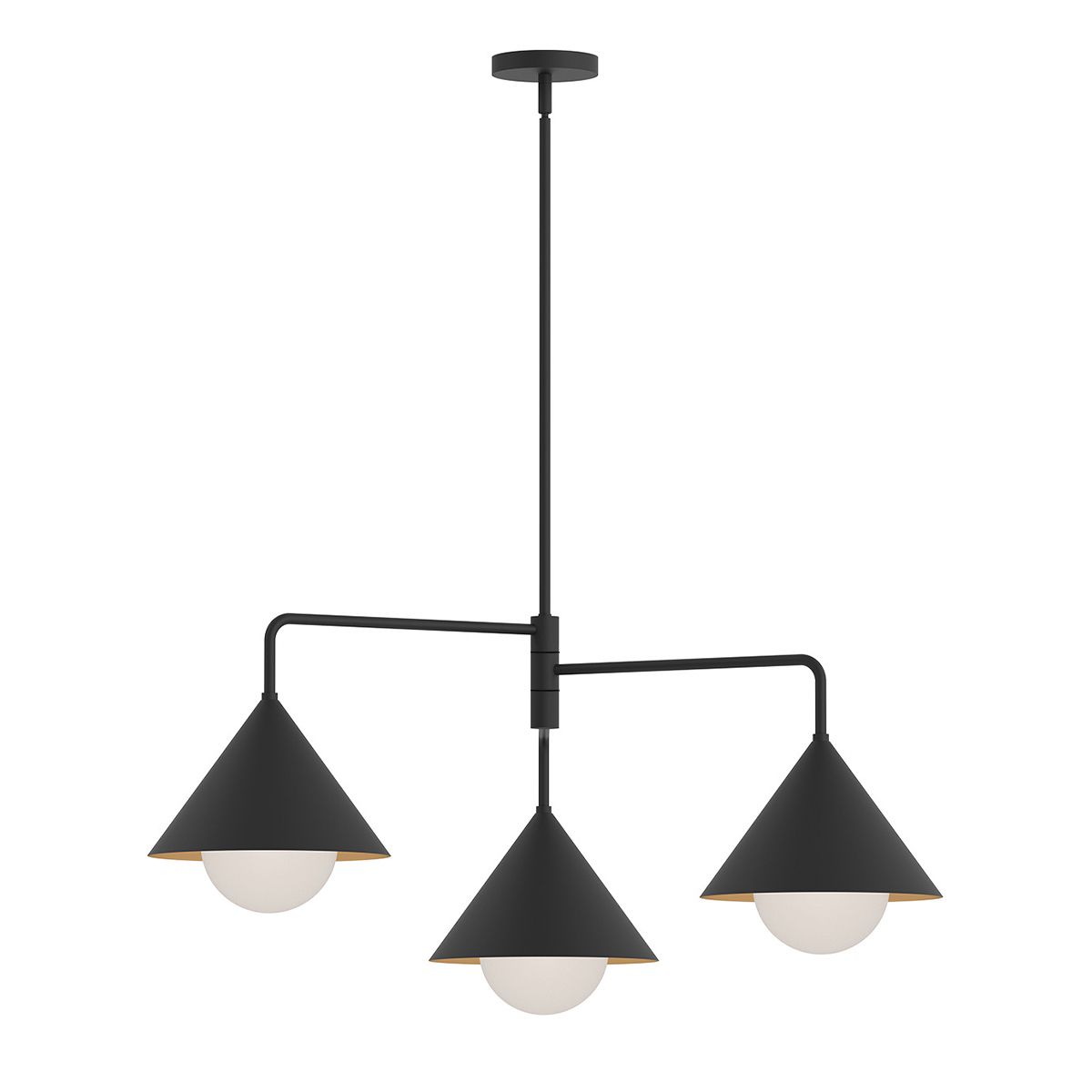 Alora Mood Remyck 3-Liter-Kronleuchter - Matt - Accord Lighting - leuchtengrosshandel24