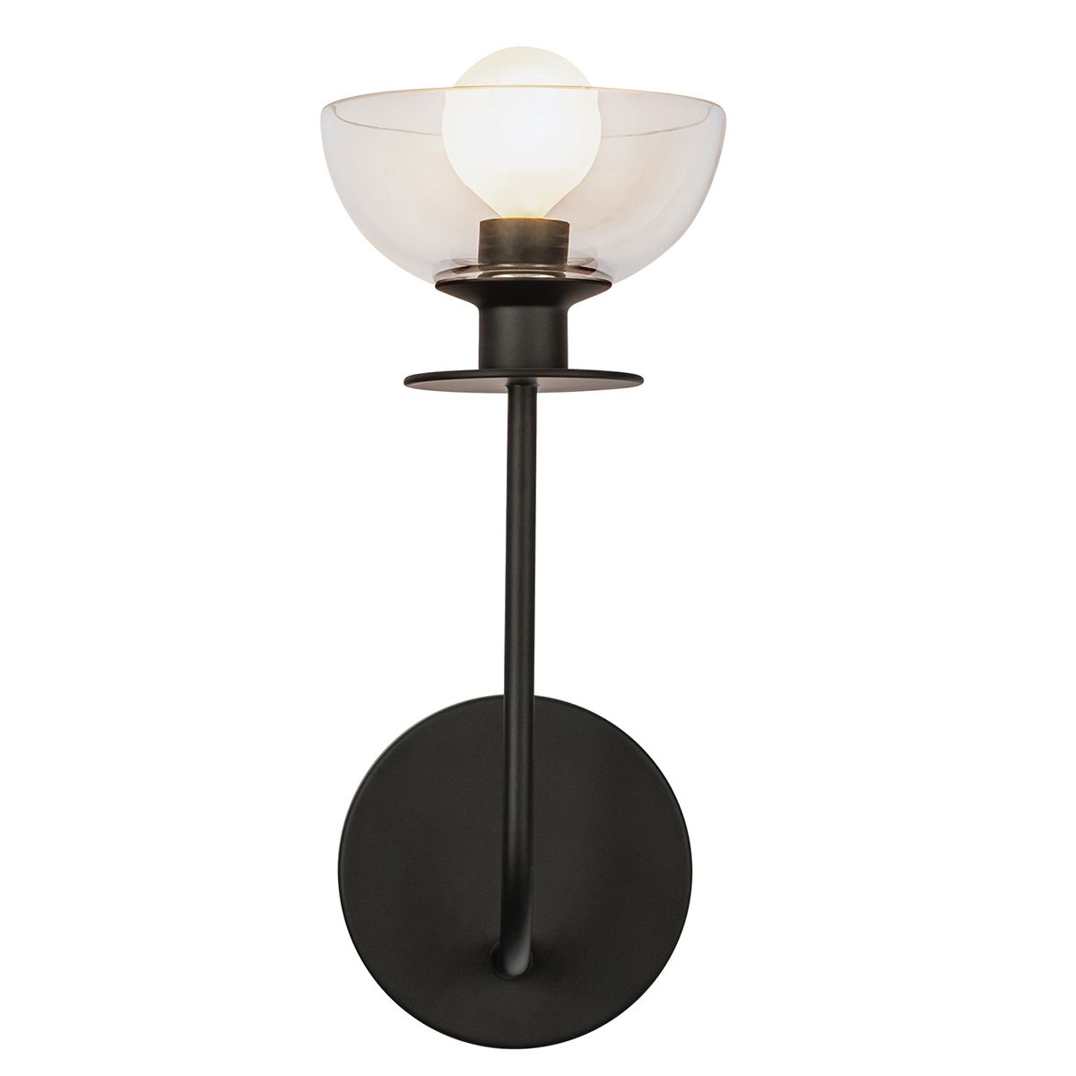 Alora Mood Sylvia 1 l Wandleuchte - Mattschwarz - Elsteadlighting - leuchtengrosshandel24