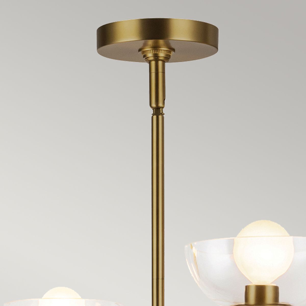 Alora Mood Sylvia 4 l Kronleuchter - Gebürstet - Elsteadlighting - leuchtengrosshandel24