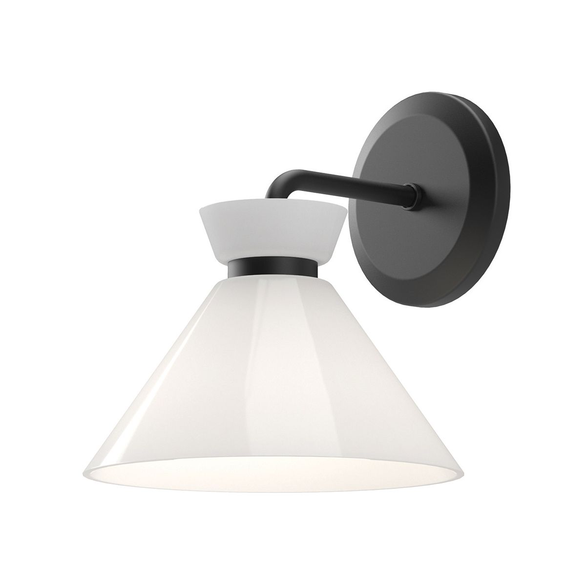 Alora Halston 1 lt Wandleuchte - Matt Schwarz - Elsteadlighting - ALM - HALSTON - 1WB - BK