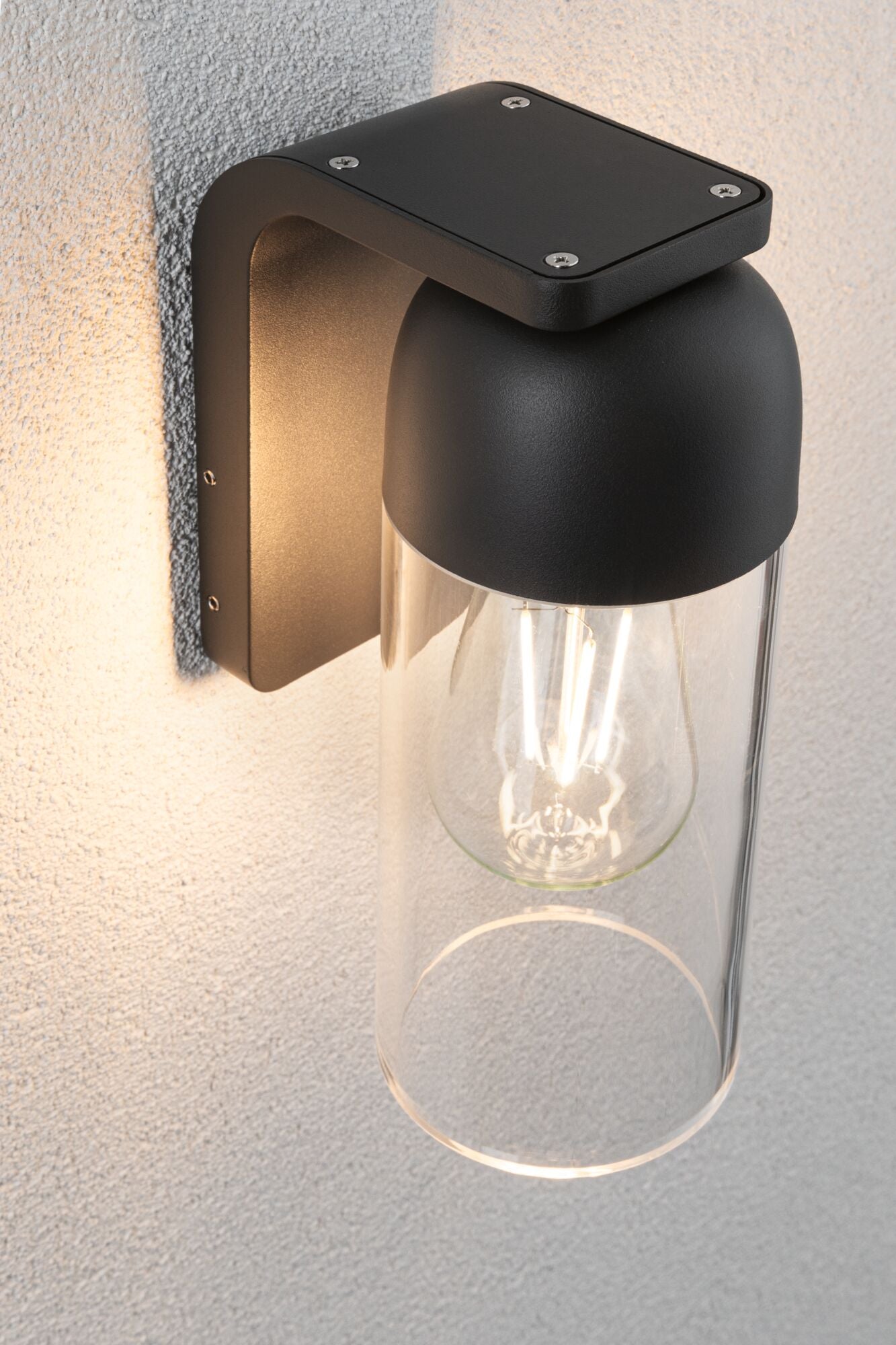 Außenwandleuchte Lantea IP44 91x144mm max. 15W 230V Anthrazit Aluminium - Paulmann - 94399