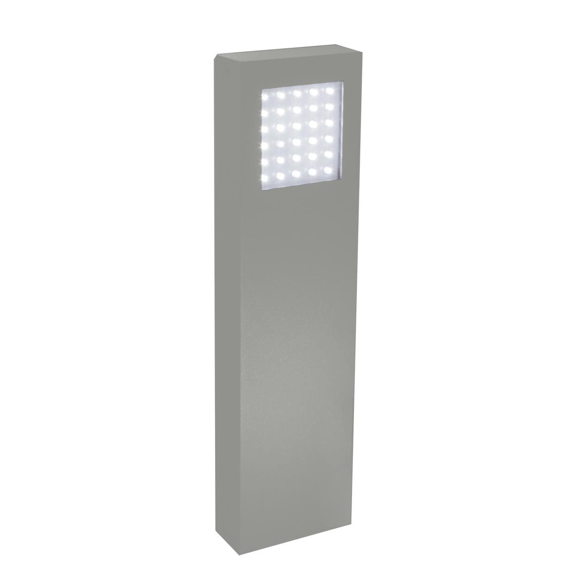 Beta Mini Pollerleuchte doppelseitig - Mattsilber - Elsteadlighting - GZ - BETA17