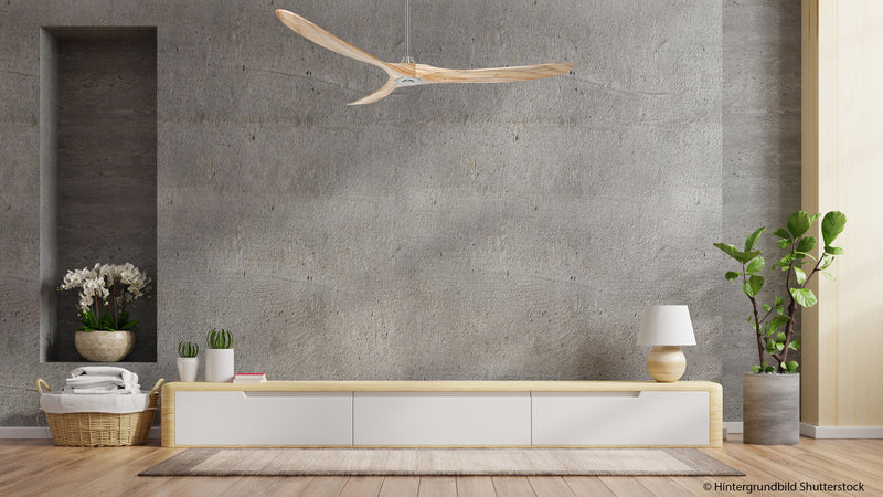 CasaFan Deckenventilator Eco Genuino mit Nussbaum-Flügeln