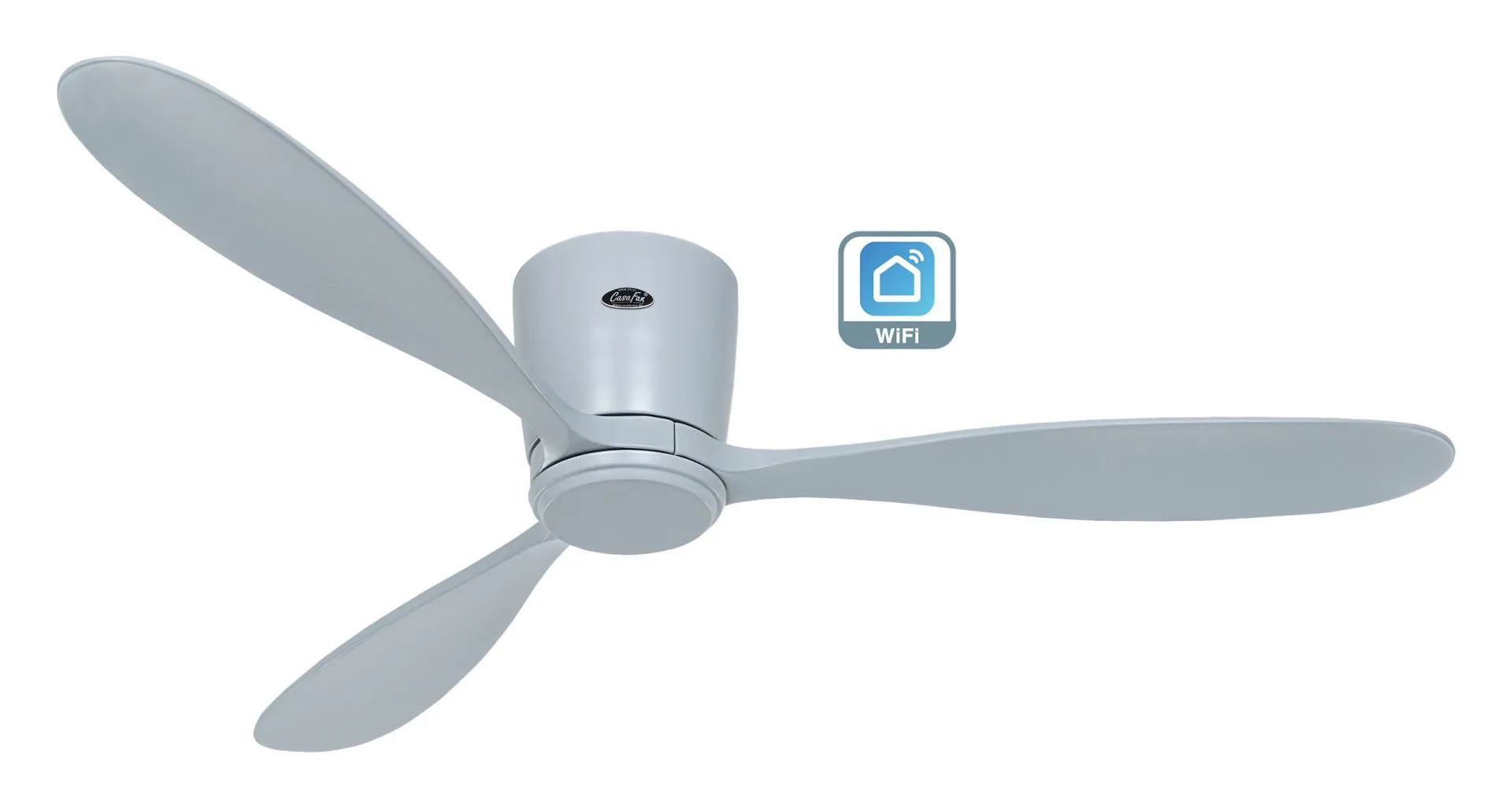 WiFi/WLAN Deckenventilator ECO PLANO WOOD WiFi - CasaFan - leuchtengrosshandel24