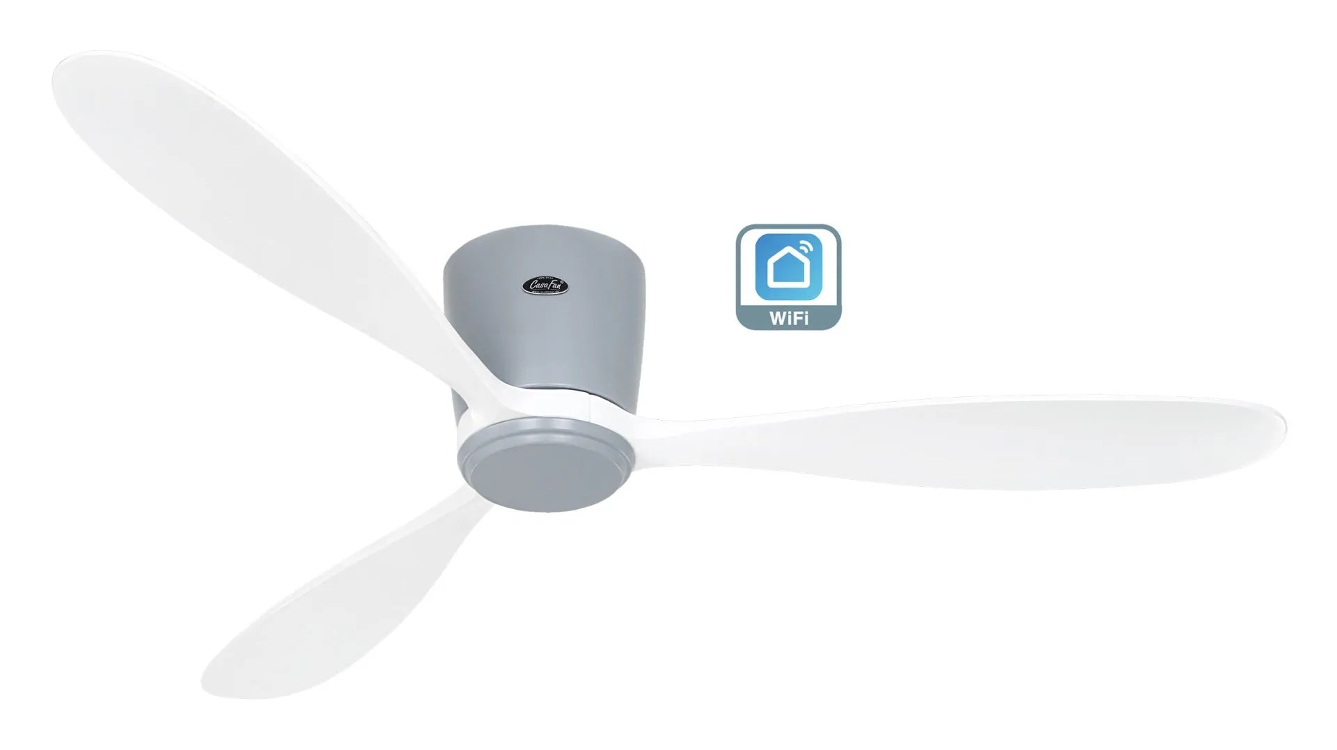 WiFi/WLAN Deckenventilator ECO PLANO WOOD WiFi - CasaFan - leuchtengrosshandel24